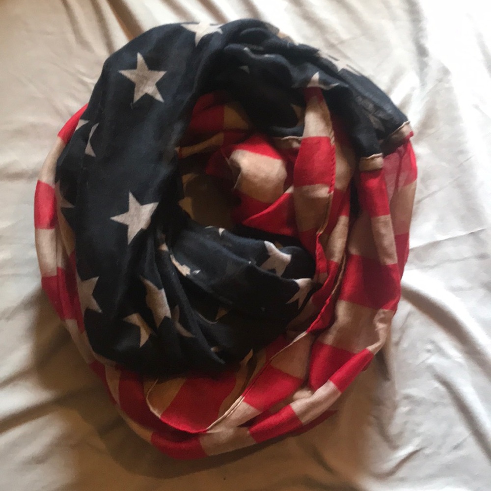 American flag infinity scarf